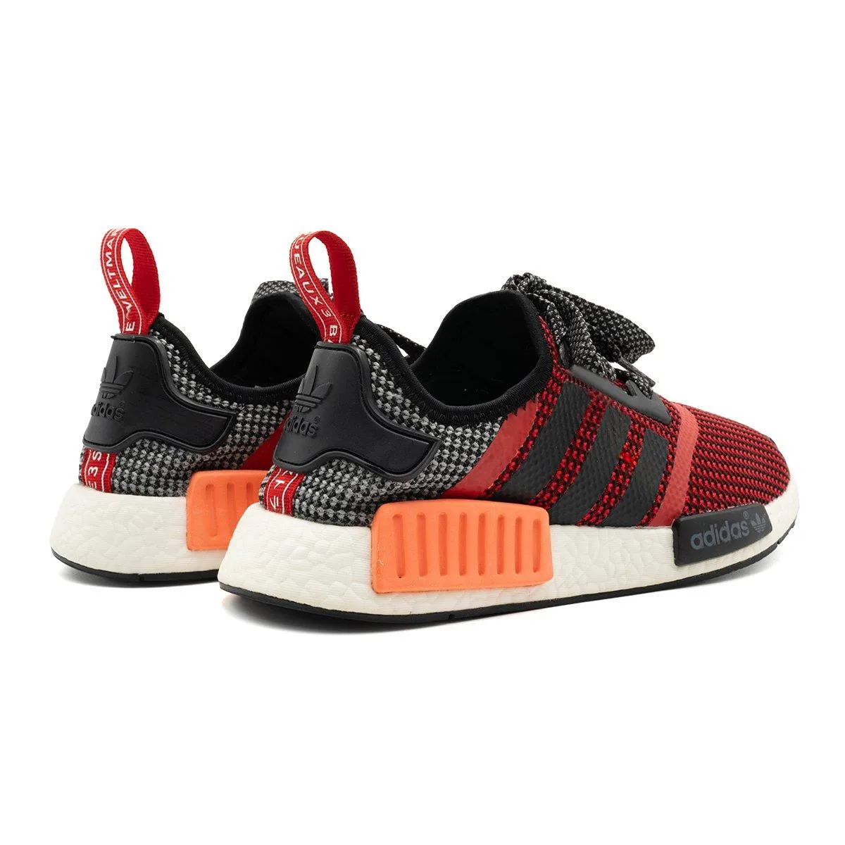 Adidas Nmd R1 Running Sport Shoes Fabric Red Colour For Women