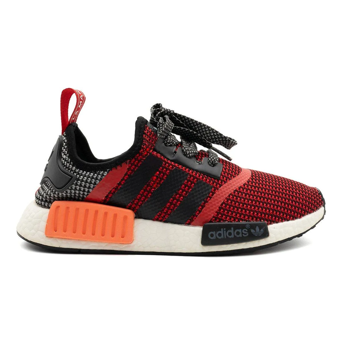 Adidas Nmd R1 Running Sport Shoes Fabric Red Colour For Women