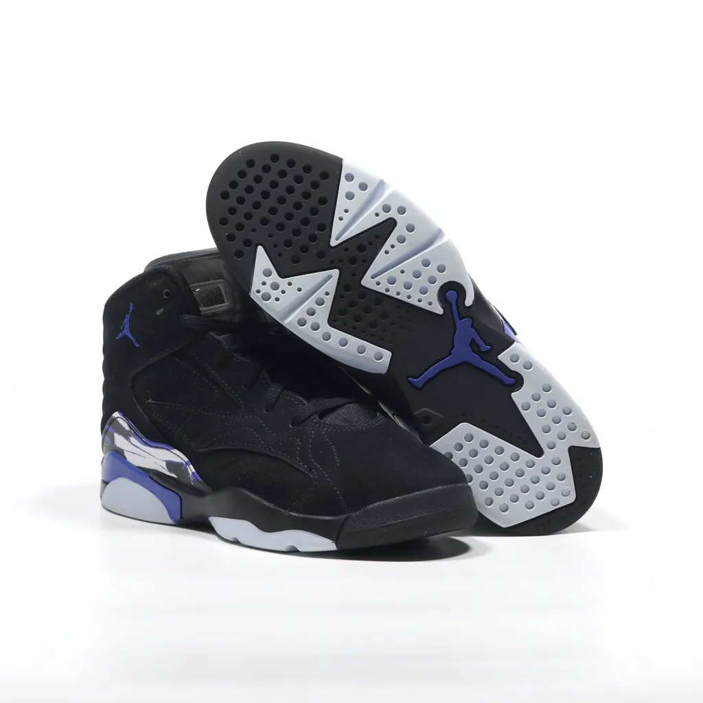 Air Jordan Jumpman Mvp Sneakers Leather Black Color For Kids