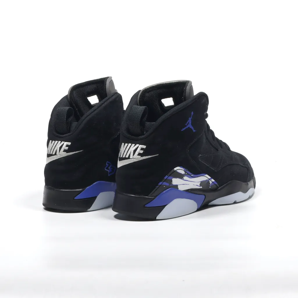 Air Jordan Jumpman Mvp Sneakers Leather Black Color For Kids