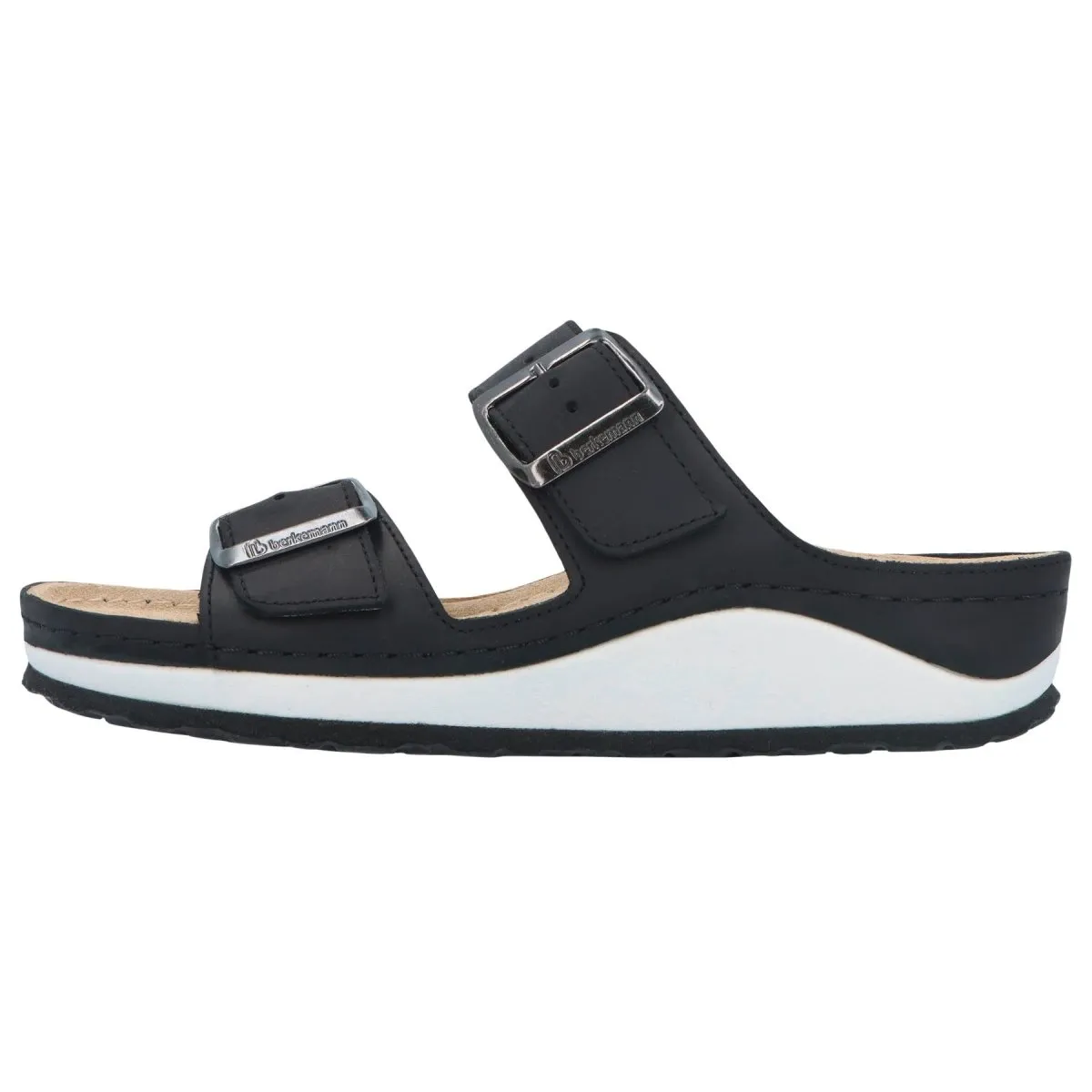 Berkemann Senja Women's Sandal In Black Oiled Leather