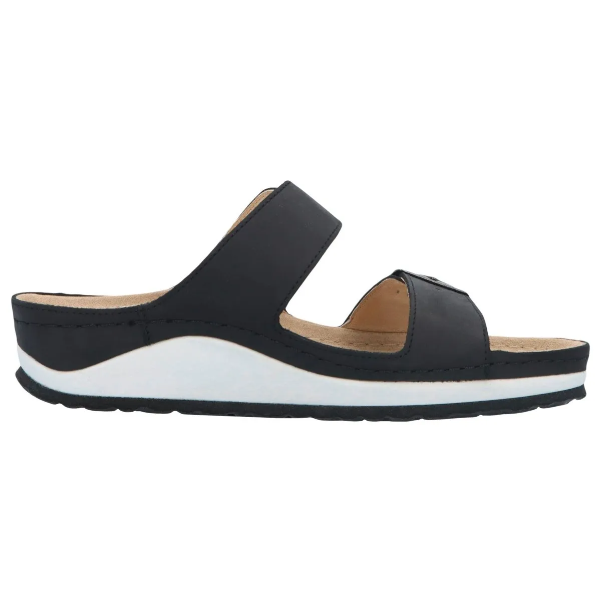 Berkemann Senja Women's Sandal In Black Oiled Leather