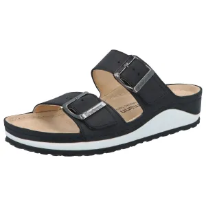 Berkemann Senja Women's Sandal In Black Oiled Leather