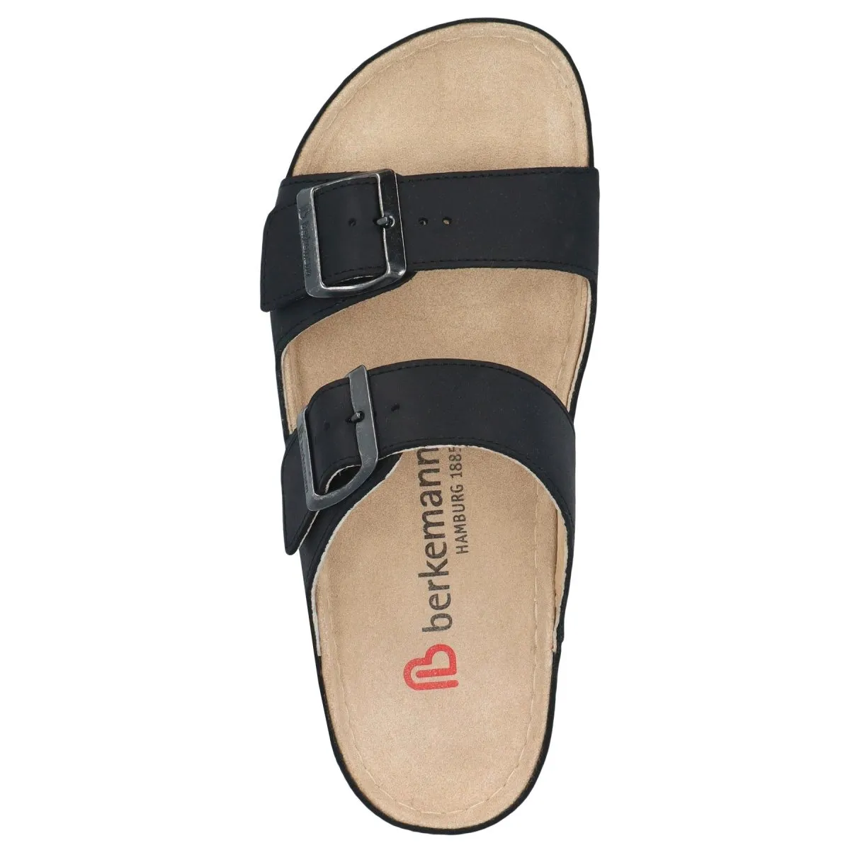 Berkemann Senja Women's Sandal In Black Oiled Leather