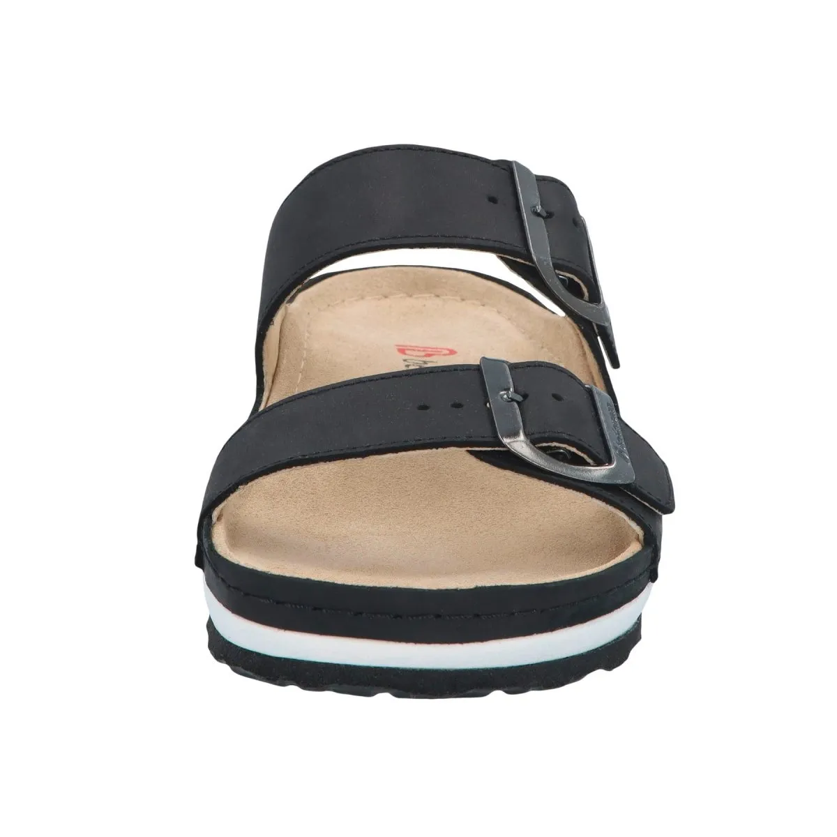 Berkemann Senja Women's Sandal In Black Oiled Leather