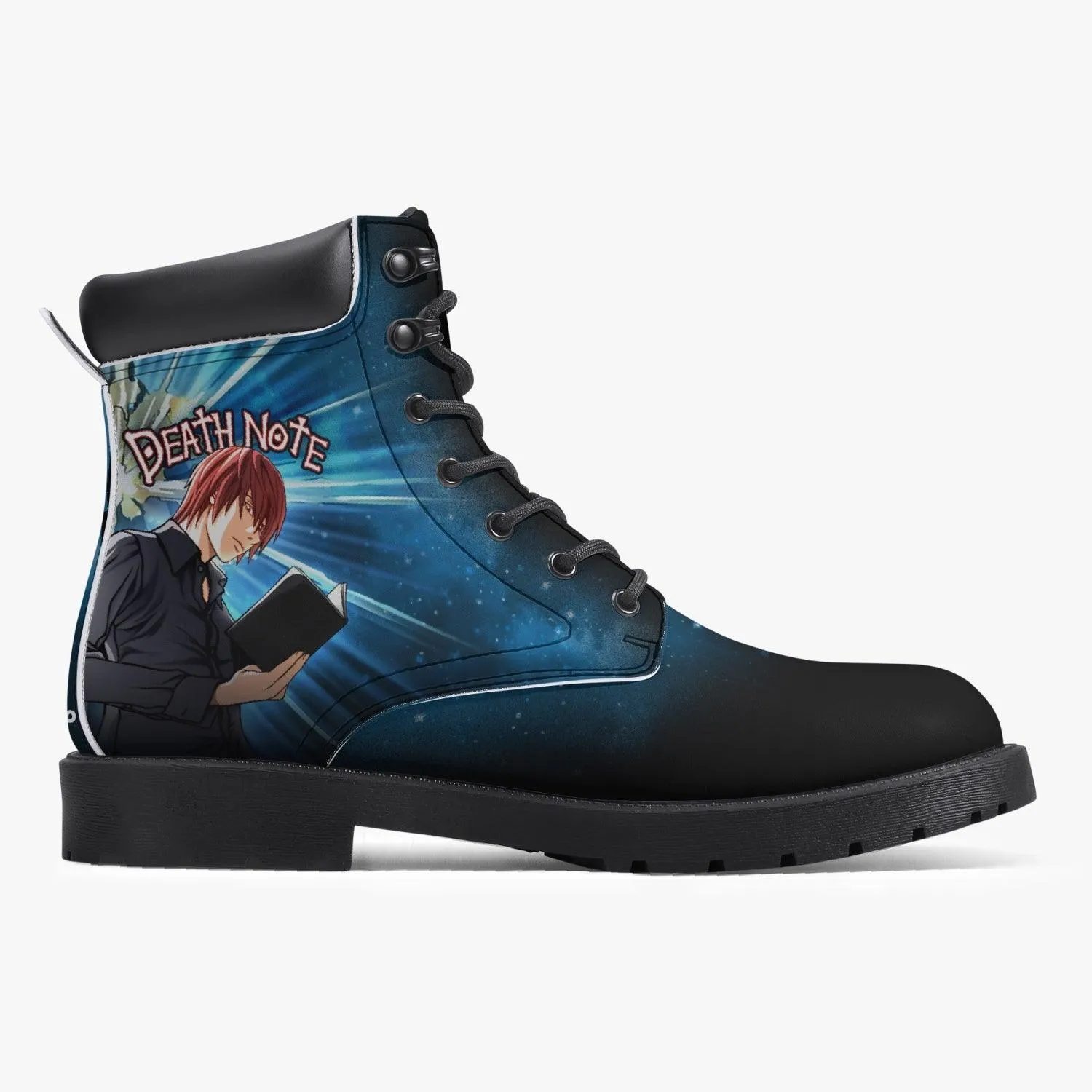 Death Note Light Yagami Blue Boots Anime Shoes