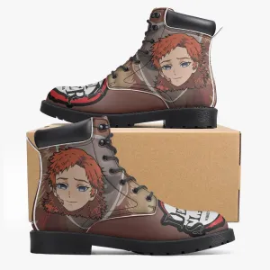 Demon Slayer Sabito Casual Leather Boots Anime Shoes