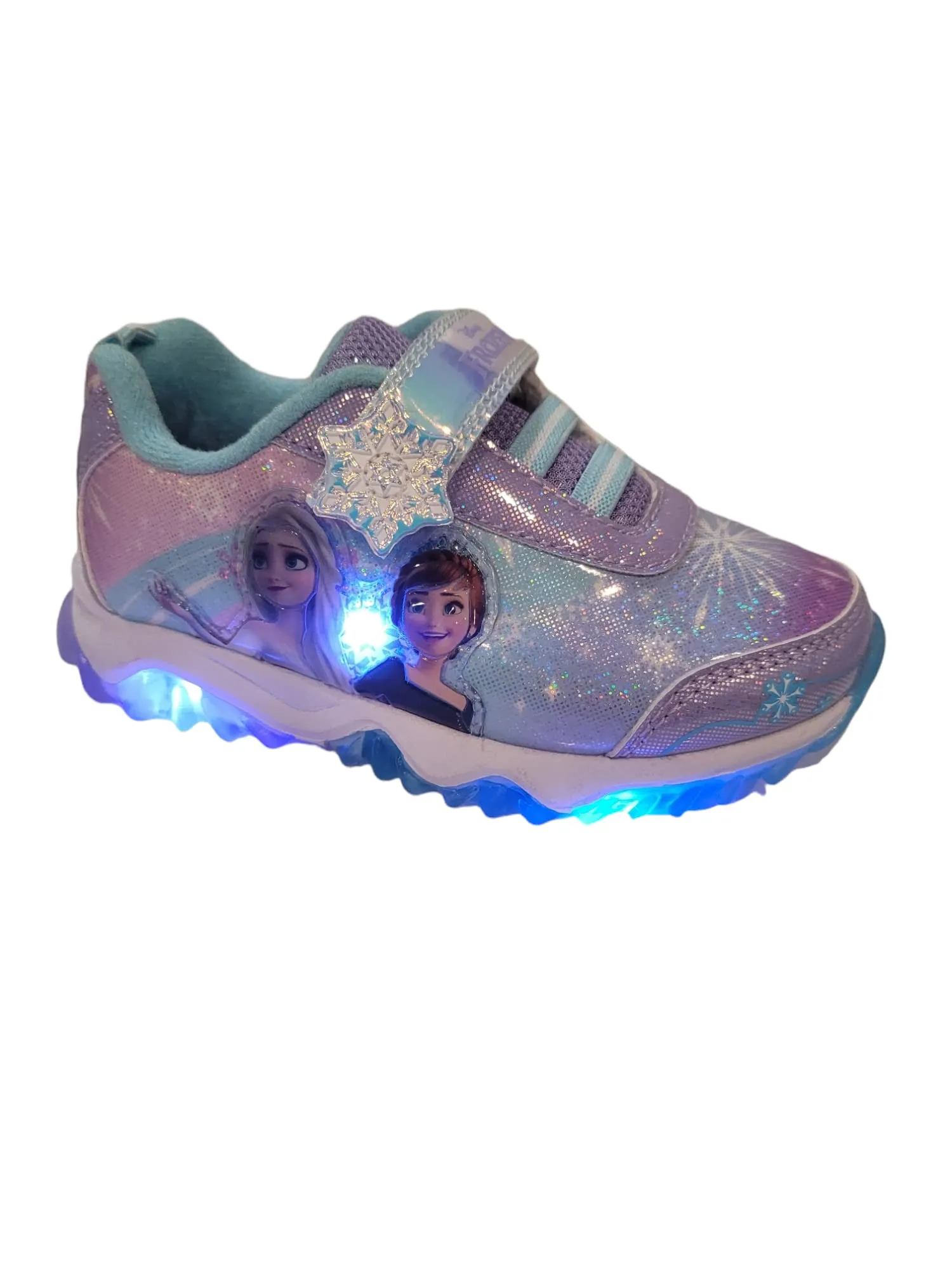 Disney Frozen 2 Girl's Lighted Athletic Sneaker (Toddler/Little Kid)