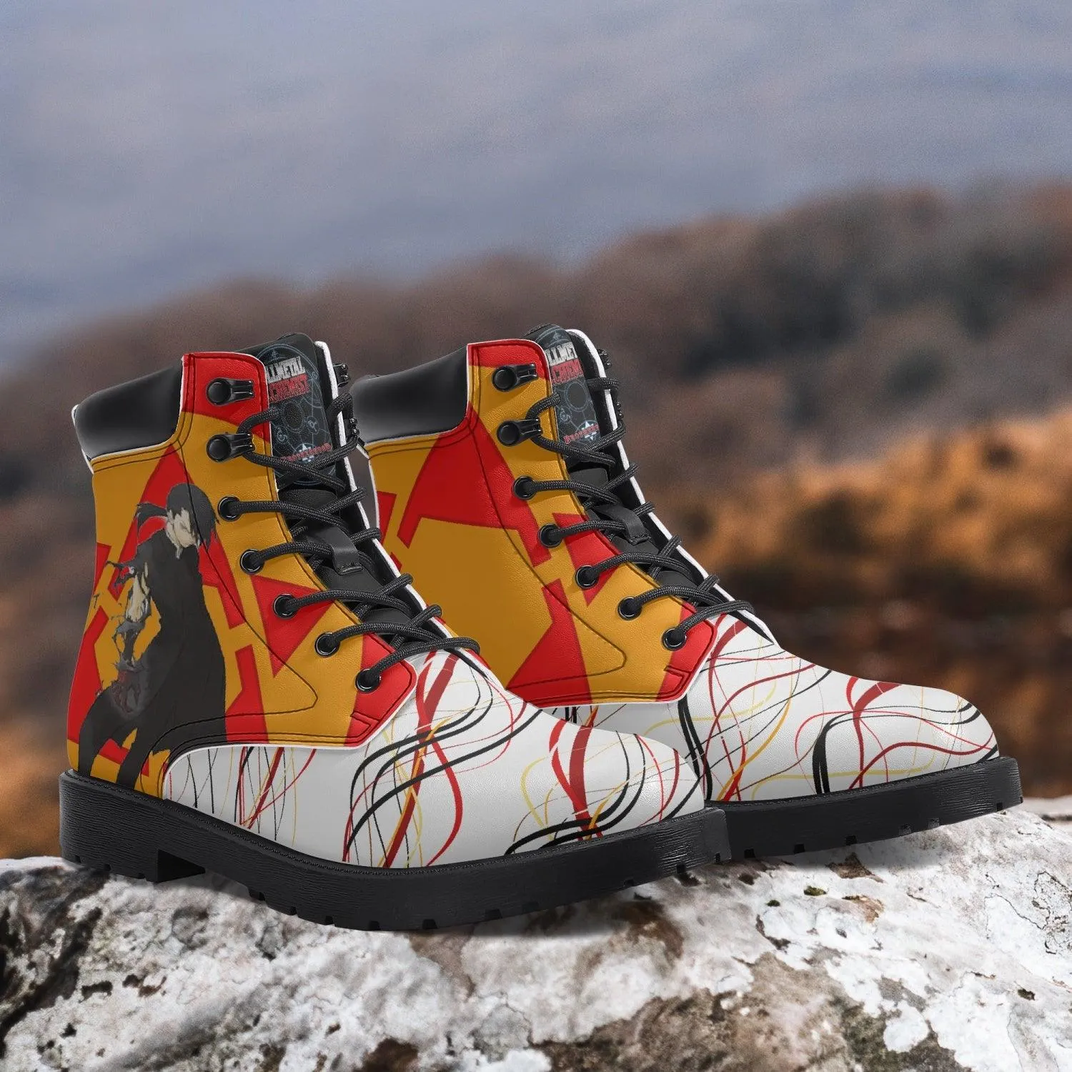 Fullmetal Alchemist Greed All Season Boots Anime Shoes