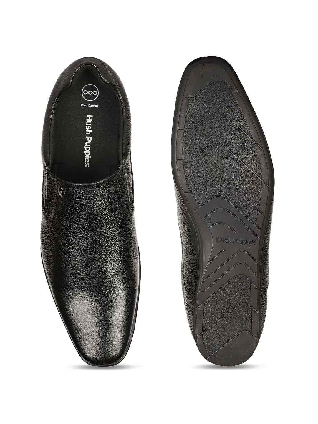 Hush Puppies MenCORSO Loafer Shoes UK 9 Color Black