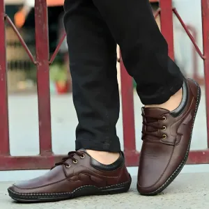 Loafers for Men, Rising Wolf Daily Wear Mens Loafers Brown Color