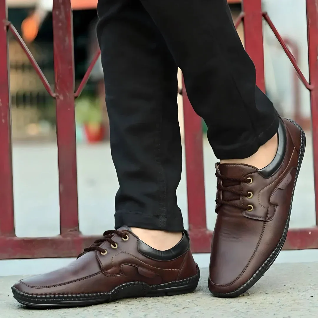 Loafers for Men, Rising Wolf Daily Wear Mens Loafers Brown Color