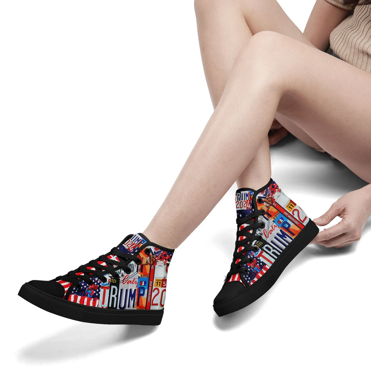 Luxury Gifts,Personalized Trump High Top Sneakers, Custom Comfort shoes, Unisex Shoes,FN024-24020042