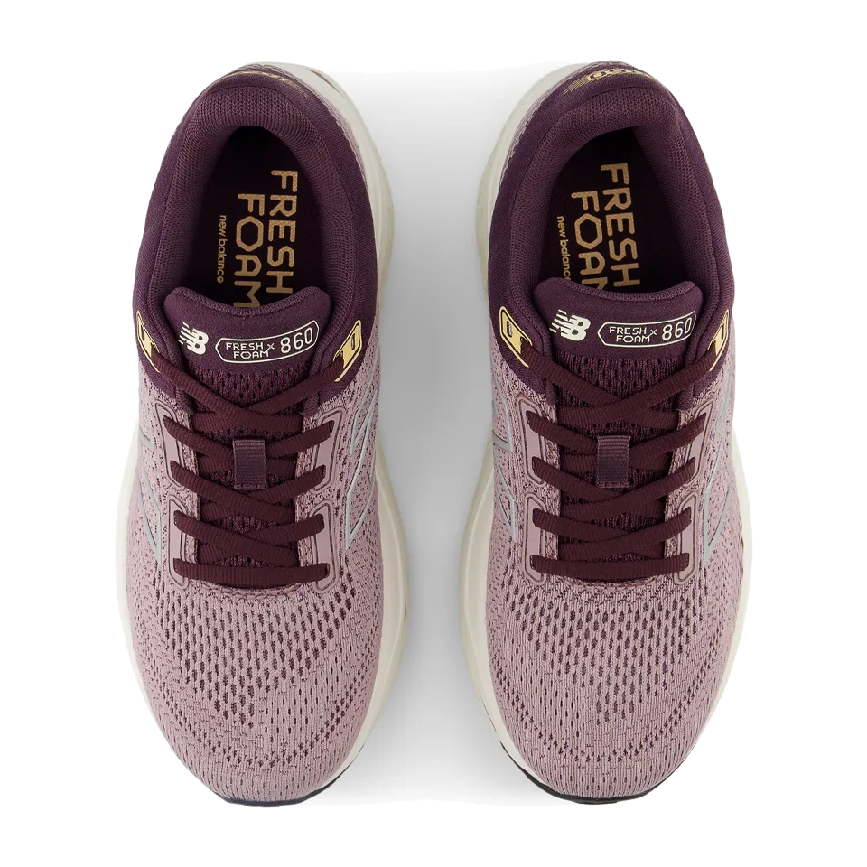 New Balance Women's Fresh Foam X 860 v14 Ice Wine/Plum Brown