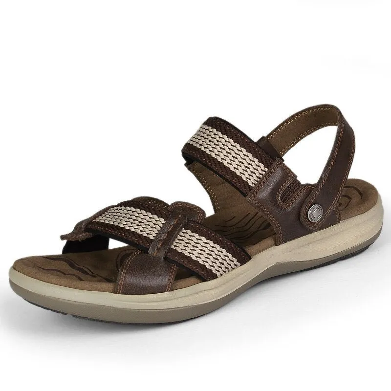 OCW Orthopedic Sandals Women Arch Support Leather Elastic Strap Comfy Summer