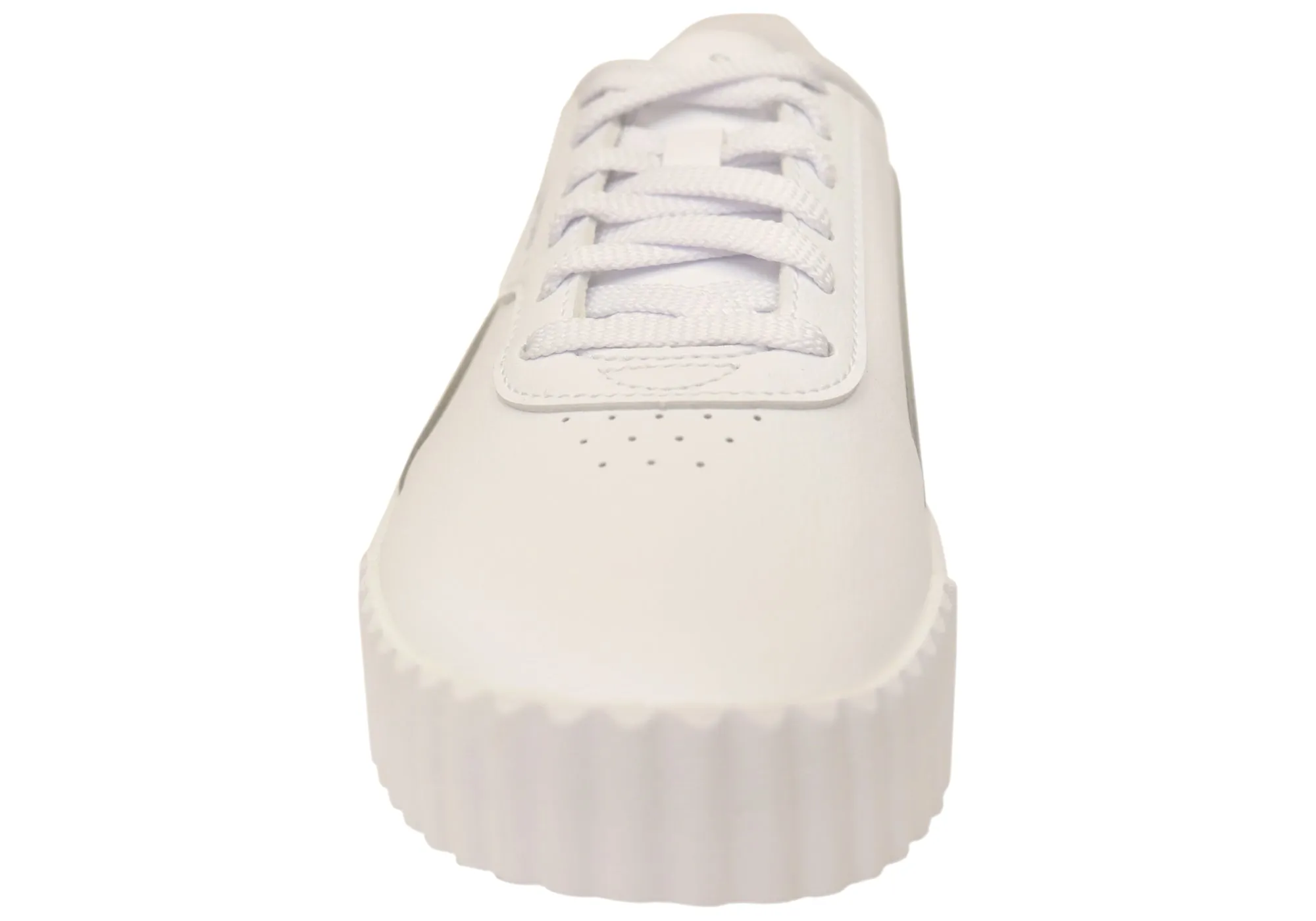 Puma Womens Carina 3.0 Aqua Metallics Comfortable Lace Up Sneakers