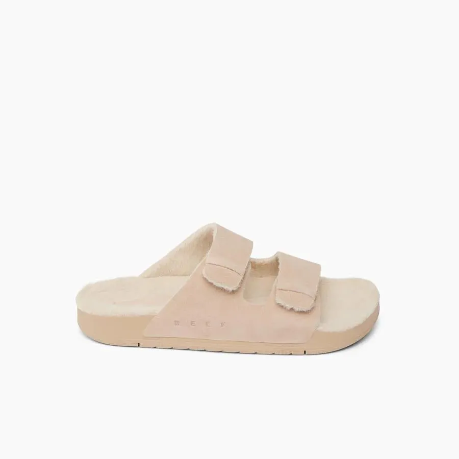 Reef Ojai Two Bar Cozy Slippers - Tan