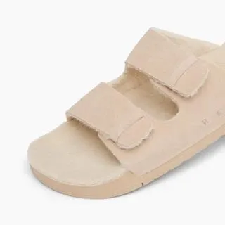 Reef Ojai Two Bar Cozy Slippers - Tan