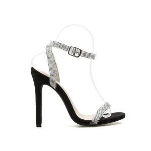 Rhinestones Elegant Heeled Sandals