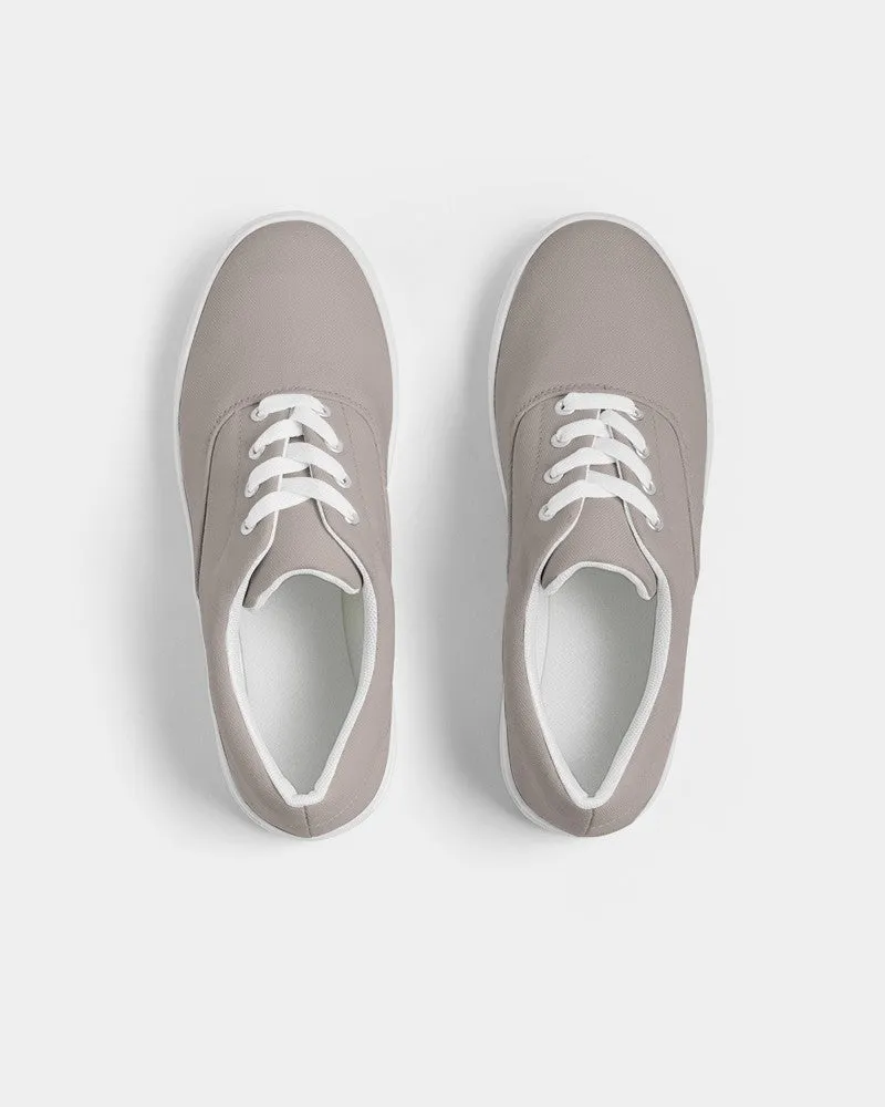 Shaded Pale Red Brown Canvas Sneakers | Men's | C0M10Y10K30