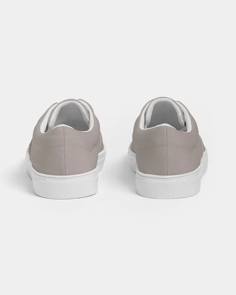 Shaded Pale Red Brown Canvas Sneakers | Men's | C0M10Y10K30